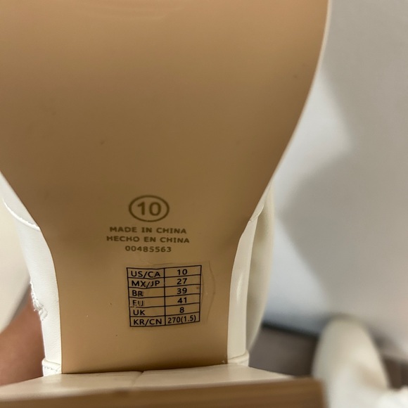 White Over the Knee Boots - Picture 5 of 5